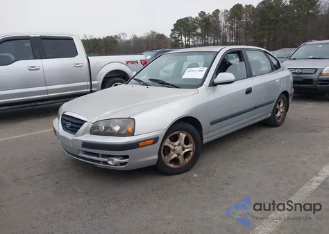 2004 Hyundai Elantra Gt из США, поврежденный, VIN KMHDN56D44U111428